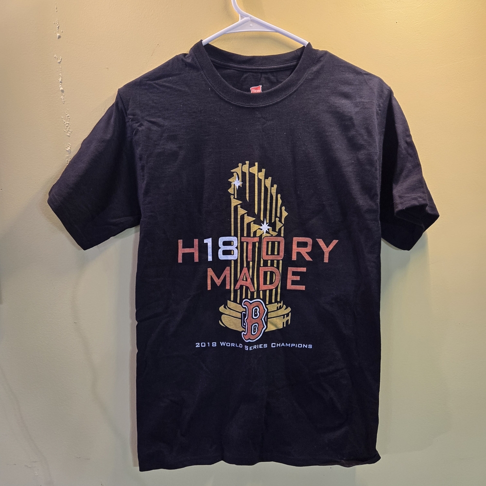 Hanes Boston Red Sox 2018 World Series Champions Short Sleeve T-shirt